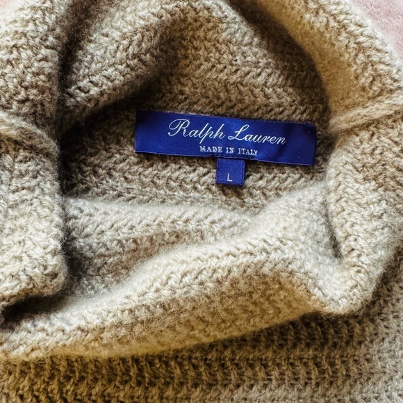 Ralph Lauren Olive Knit Turtleneck Sweater - Picture 3 of 9